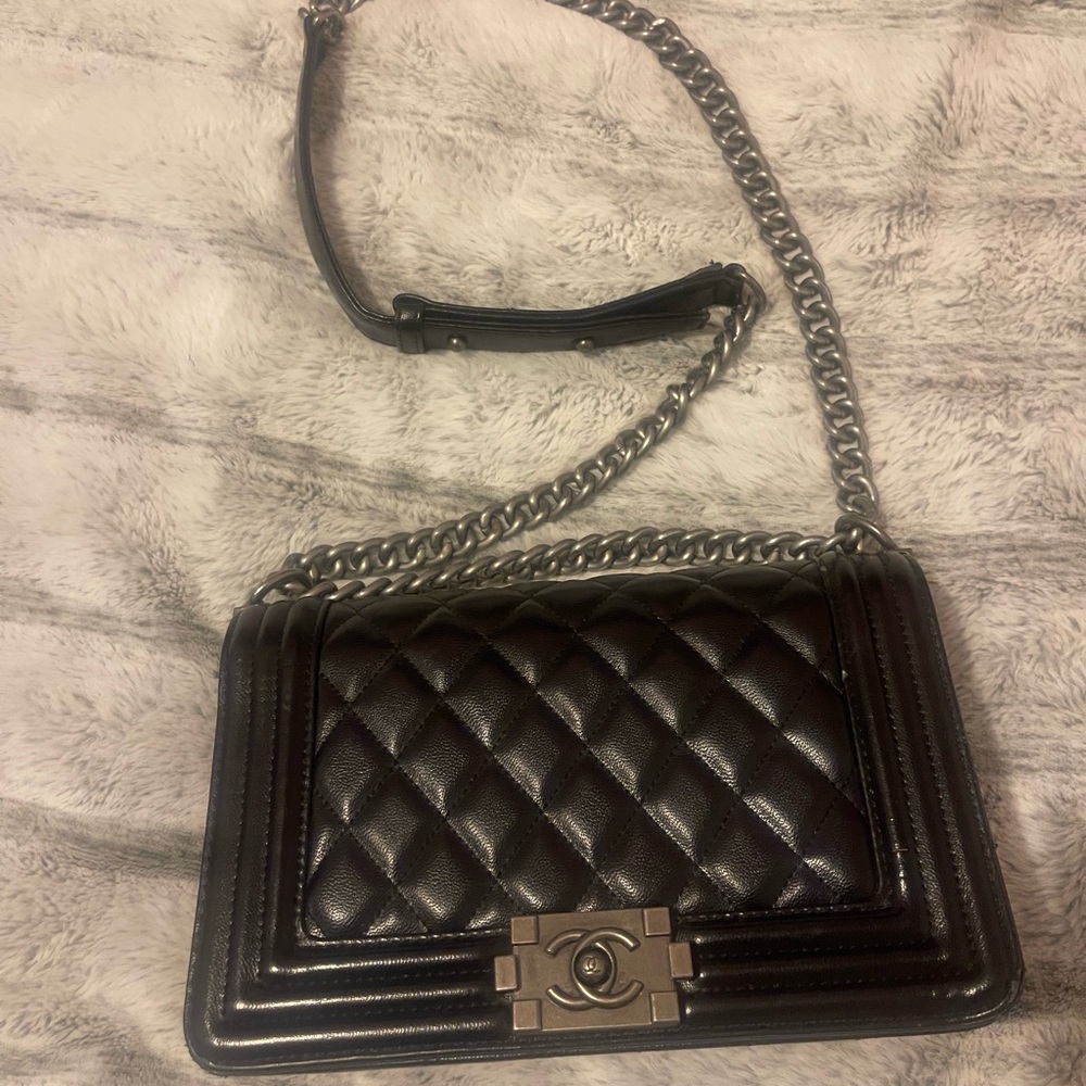 Chanel Black Quilted Leather Crossbody